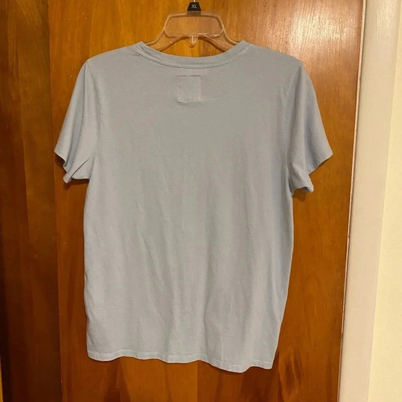 Hollister Monogram Short Sleeve Crew Neck Light Grey Tee Shirt, Size L - Picture 2 of 6